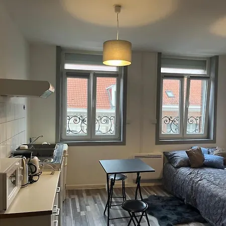 Apartment Studio Avec Parking Gratuit En Centre Ville Conde-sur-l'Escaut